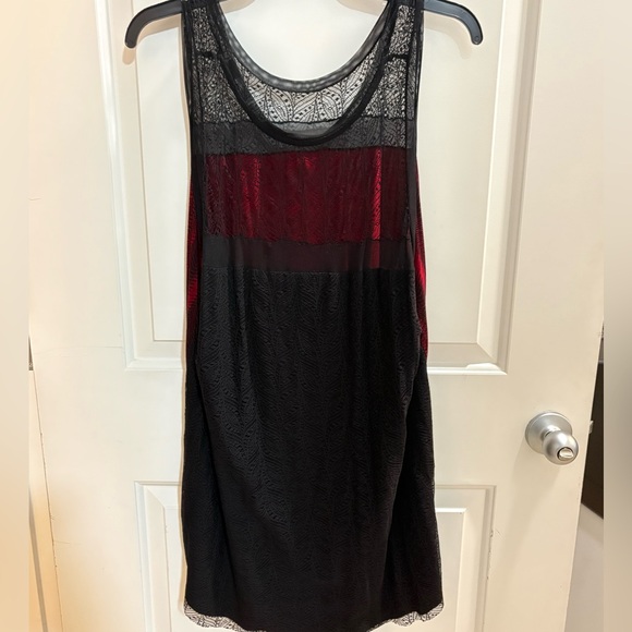 Love & Legend Black and Red Plaid Tank Top - Picture 2 of 3